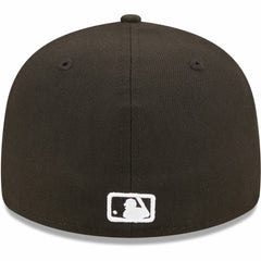 MLB Milwaukee Brewers New Era Black & White Low Profile 59FIFTY Fitted Hat