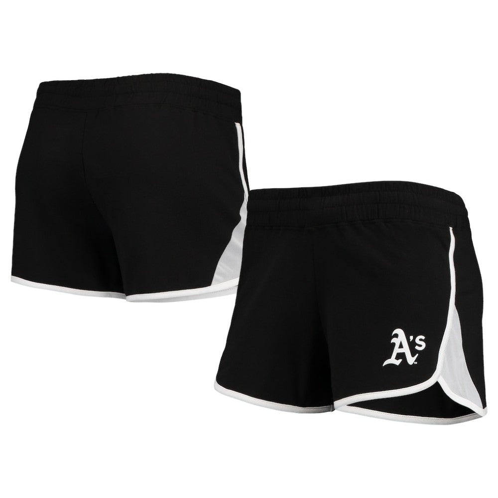 MLB Athletics New Era Women's Stretch French Terry Shorts