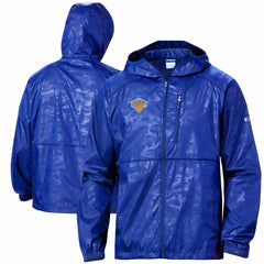 NBA New York Knicks Camo Flash Forward Full-Zip Windbreaker Jacket