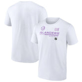 NHL White New York Islanders NHL Hockey Fights Cancer T-Shirt