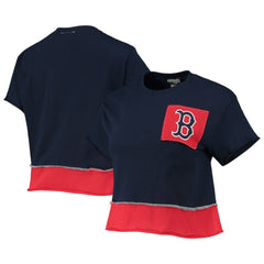 MLB Boston Red Sox Refried Apparel Women's Cropped T-Shirt