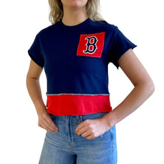 MLB Boston Red Sox Refried Apparel Women's Cropped T-Shirt