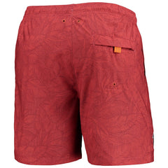Naples Layered Leaves Swim Trunks - Atlanta Falcons