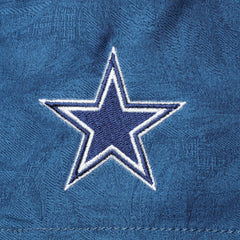 Naples Layered Leaves Swim Trunks - Dallas Cowboys