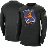 NBA Phoenix Suns Jordan Brand Courtside Max 90 Vintage Wash Statement Edition Long Sleeve T-Shirt