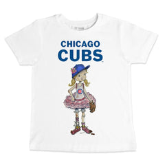 MLB Chicago Cubs Tiny Turnip Youth Baseball Babes T-Shirt