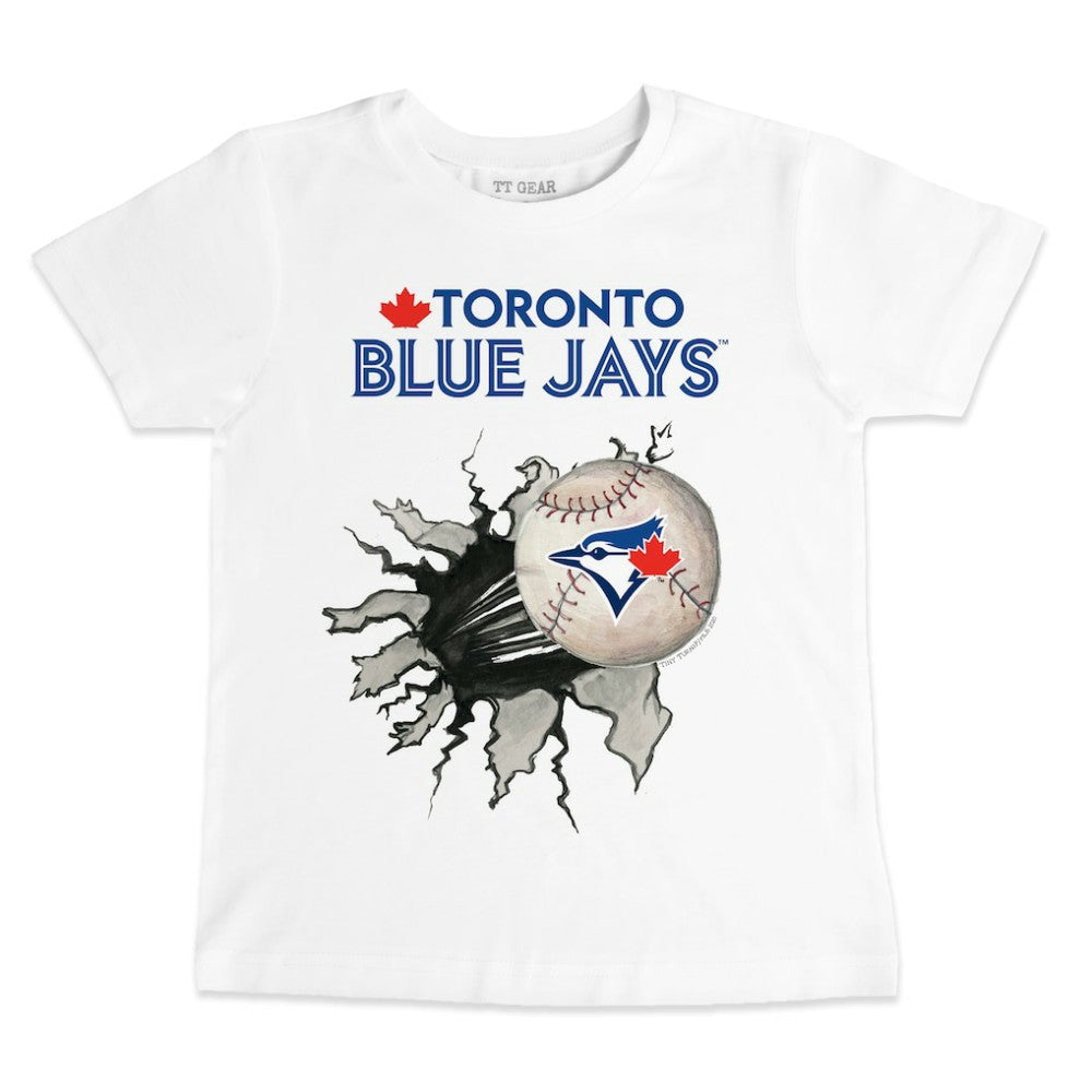 MLB Toronto Blue Jays Tiny Turnip Youth Baseball Tear T-Shirt