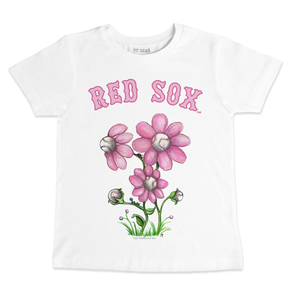 MLB Boston Red Sox Tiny Turnip Youth Blooming Baseballs T-Shirt