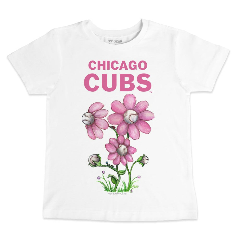 MLB Chicago Cubs Tiny Turnip Youth Blooming Baseballs T-Shirt