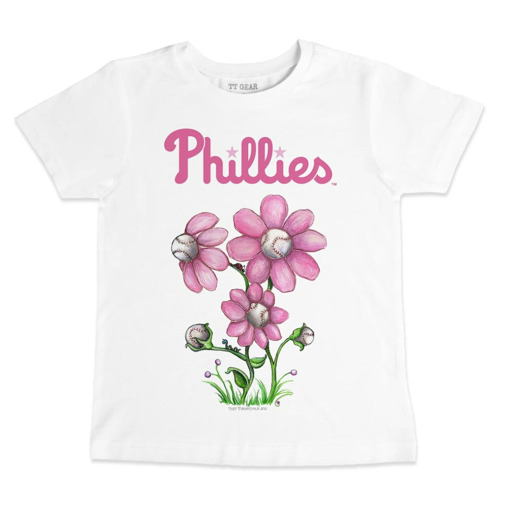 MLB Philadelphia Phillies Tiny Turnip Youth Blooming Baseballs T-Shirt