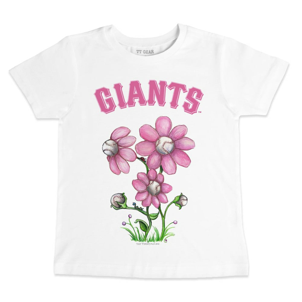 MLB San Francisco Giants Tiny Turnip Youth Blooming Baseballs T-Shirt