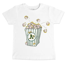 MLB Athletics Tiny Turnip Youth Popcorn T-Shirt