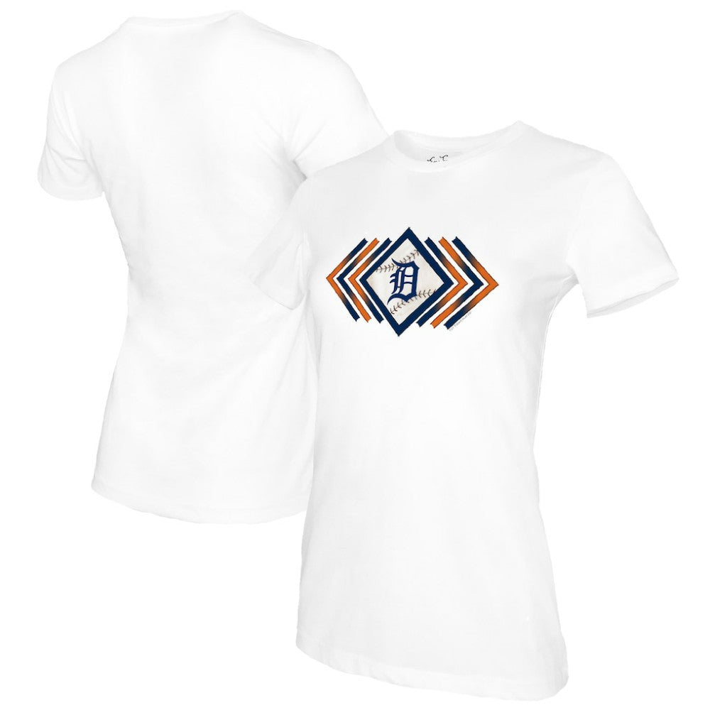 MLB Detroit Tigers Tiny Turnip Women's Prism Arrows T-Shirt
