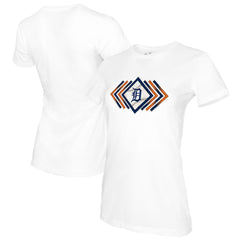MLB Detroit Tigers Tiny Turnip Women's Prism Arrows T-Shirt