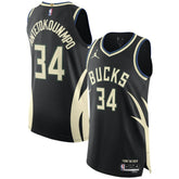 NBA Giannis Antetokounmpo Milwaukee Bucks Jordan Brand Authentic Player Jersey