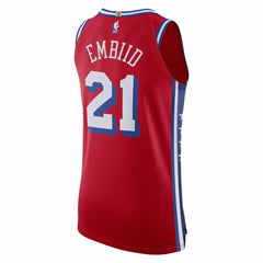 NBA Joel Embiid Philadelphia 76ers Jordan Brand Authentic Player Jersey