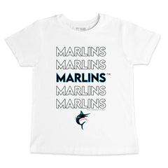 MLB Miami Marlins Tiny Turnip Youth Stacked T-Shirt