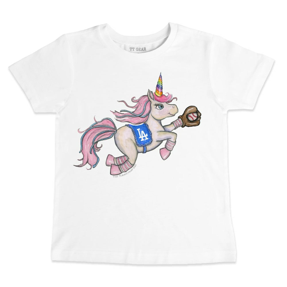 MLB Los Angeles Dodgers Tiny Turnip Youth Unicorn T-Shirt