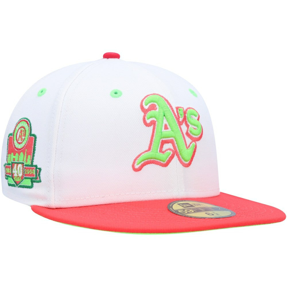 MLB Athletics New Era 40th Anniversary Strawberry Lolli 59FIFTY Fitted Hat