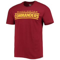 '47 Wordmark Imprint Super Rival T-Shirt - Washington Commanders