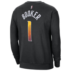 NBA Devin Booker Phoenix Suns Jordan Brand Statement Name & Number Pullover Sweatshirt