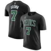 NBA Jaylen Brown Boston Celtics Jordan Brand 2022/23 Statement Edition Name & Number T-Shirt