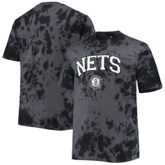 NBA Brooklyn Nets Big & Tall Marble Dye Tonal Performance T-Shirt