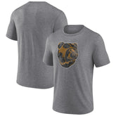 NHL Heather Gray Boston Bruins Wraparound Tri-Blend T-Shirt
