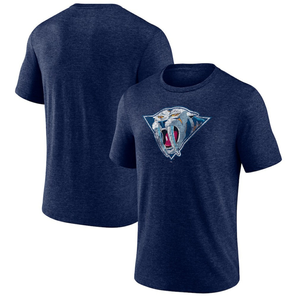 NHL Navy Nashville Predators Wraparound Tri-Blend T-Shirt