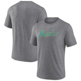 NHL Heather Gray San Jose Sharks Wraparound Tri-Blend T-Shirt