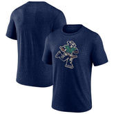 NHL Navy Vancouver Canucks Wraparound Tri-Blend T-Shirt