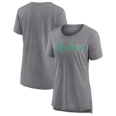 NHL Gray San Jose Sharks Women's Slow Whistle Tri-Blend T-Shirt