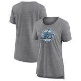 NHL Gray Winnipeg Jets Women's Slow Whistle Tri-Blend T-Shirt