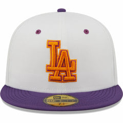 MLB Los Angeles Dodgers New Era 40th Anniversary at Dodger Stadium Grape Lolli 59FIFTY Fitted Hat