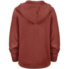 '47 Women's Color Rise Kennedy Pullover V-Neck Hoodie - Washington Commanders