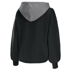 NBA Miami Heat WEAR by Erin Andrews Women's Pieced Quarter-Zip Hoodie Jacket