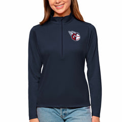 MLB Cleveland Guardians Antigua Women's Tribute Quarter-Zip Pullover Top