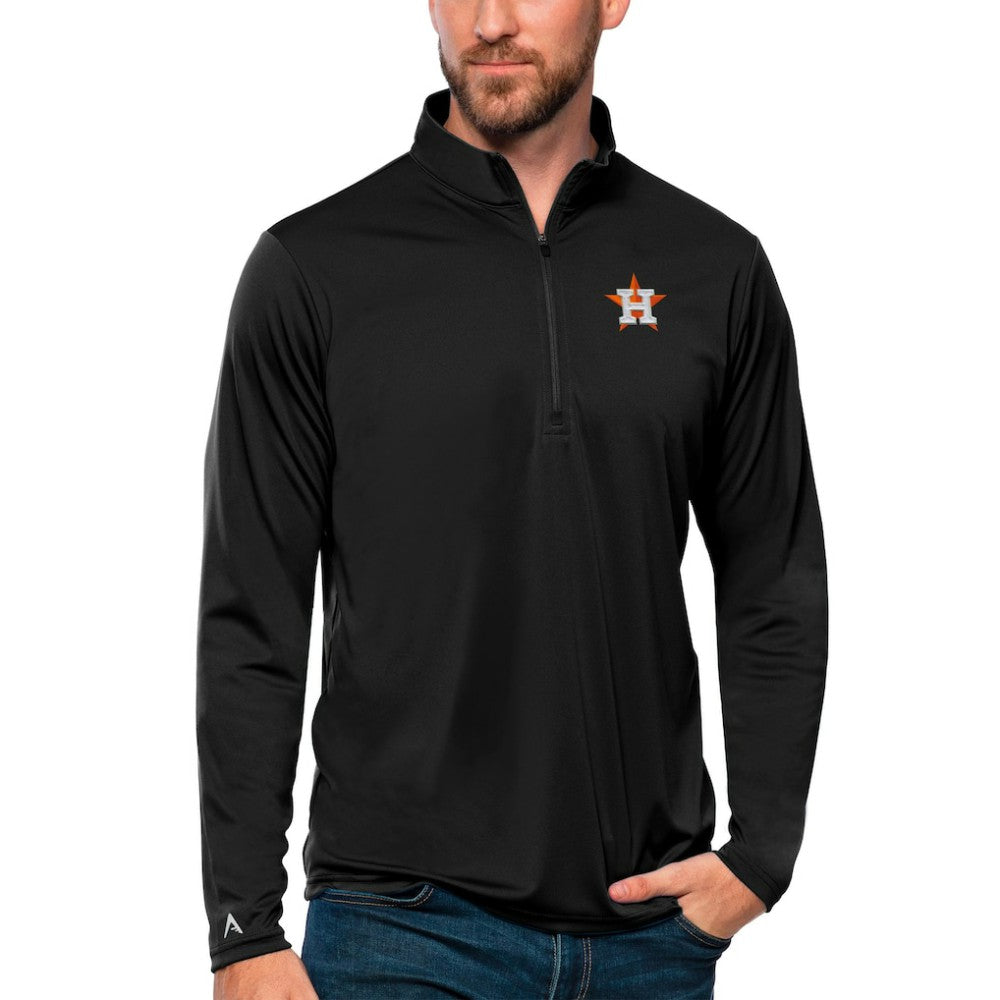 MLB Houston Astros Antigua Tribute Quarter-Zip Pullover Top