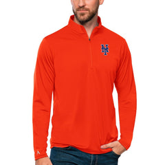 MLB New York Mets Antigua Tribute Quarter-Zip Pullover Top