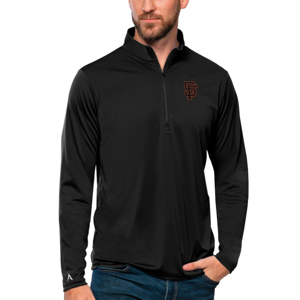 MLB San Francisco Giants Antigua Tribute Quarter-Zip Pullover Top