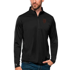 MLB San Francisco Giants Antigua Tribute Quarter-Zip Pullover Top
