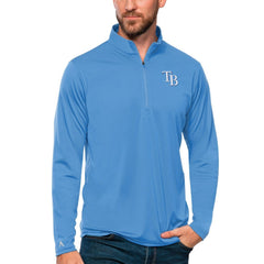 MLB Tampa Bay Rays Antigua Tribute Quarter-Zip Pullover Top