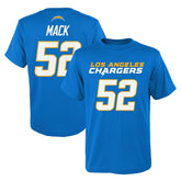 Khalil Mack Youth Mainliner Player Name & Number T-Shirt - Los Angeles Chargers