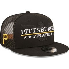 MLB Pittsburgh Pirates New Era Patriot Trucker 9FIFTY Snapback Hat
