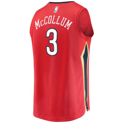 NBA C.J. McCollum New Orleans Pelicans Youth Fast Break Replica Player Jersey Red