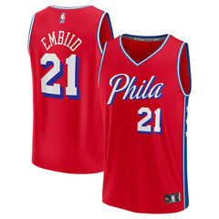 NBA Joel Embiid Philadelphia 76ers Fast Break Replica Player Jersey