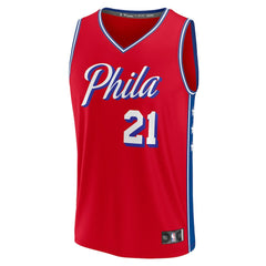 NBA Joel Embiid Philadelphia 76ers Fast Break Replica Player Jersey