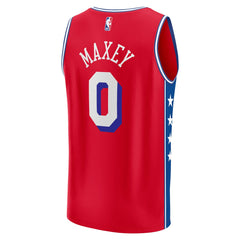 NBA Tyrese Maxey Philadelphia 76ers Fast Break Replica Player Jersey