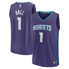 NBA LaMelo Ball Charlotte Hornets Fast Break Replica Player Jersey