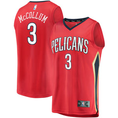 NBA C.J. McCollum New Orleans Pelicans Fast Break Replica Player Jersey